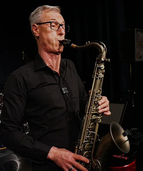 Martin Lehner am Saxophon